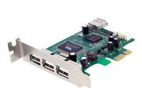 PCIe USB 2.0 Card - PCI-E USB 2.0 Card (PEXUSB4DP) - USB adaptér - PCI Express x1 nízký profil - USB, USB 2.0 - 4 porty - pro P/N: ST4200MINI2