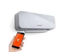 Smart nástěnný ohřívač - 1000/2000W - Tuya - 220 - 240V - opálový