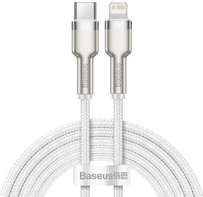 Baseus Datový kabel Cafule USB-C/Lightning PD 20W 2m bílý