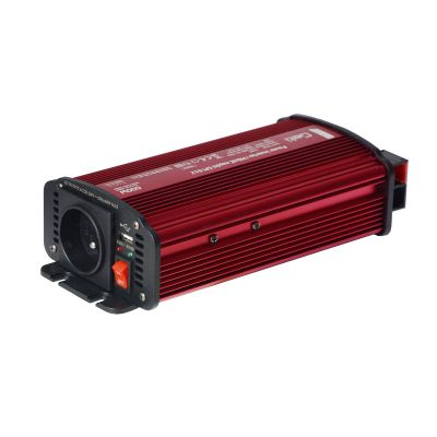 Měnič napětí GETI GPI 612 12V/230V 600W USB