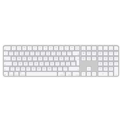 Apple Magic Keyboard Numeric Touch ID/Bezdrátová Bluetooth/SK layout/Bílá