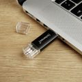 INTENSO Twist Line, USB-C/USB-A, USB flash disk, 128GB