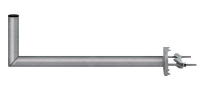 Anténní držák 70 na stožár se třmenem průměr 42mm výška 16cm