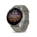 GARMIN VENU 4, Chytré hodinky, Silver + Gray 45