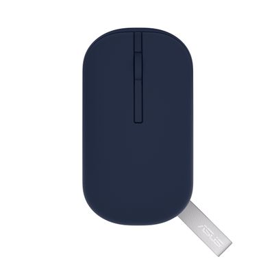 ASUS Marshmallow MD100 Lite/Cestovní/Optická/1 600 DPI/USB+BT/Modrá