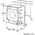 BOSCH Vestavná pračka WIW24342EU