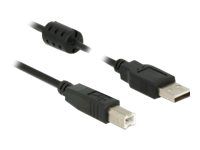 Kabel USB - USB (M) do USB typ B (M) - USB 2.0 - 50 cm - černá