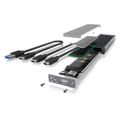 RAIDSONIC ICY Externí box M.2 NVMe a SATA černý