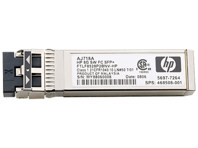 HP 8Gb Short Wave FC SFP+ 1 Pack
