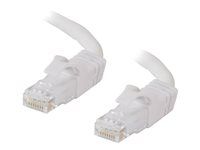 Patch kabel - RJ-45 (M) do RJ-45 (M) - 10 m - UTP - CAT 6 - lisovaný, provedení bez hrbolků, licna - bílá