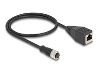 M12 Adapter Cable D-coded 4 pin female t