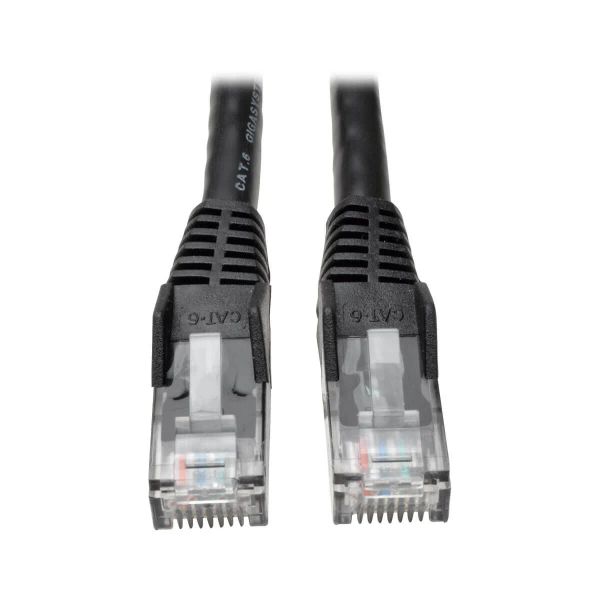 Ethernetový kabel Cat6 Gigabit Snagless Molded (UTP) (RJ45 Samec/Samec), černá, 3.05m