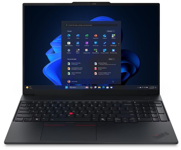 Lenovo ThinkPad E/E16 Gen 3 (Intel)/U7-255H/16''/WUXGA/32GB/1TB/Intel int/W11P/Black/3R NBD