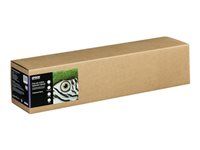 Bavlna - texturovaný matný - 515 mikronů - bílá (natural white) - Role (61 cm x 15 m) - 300 g/m² - 1 role pouzdro - bavlněný papír