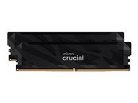 Crucial Pro OC - DDR5 - sada - 32 GB: 2 x 16 GB - DIMM 288-pin - 6400 MT/s / PC5-51200 - CL32 - 1.35 V - bez vyrovnávací pameti - nenápadná matne cerná