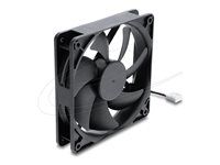 Delock - Ventilační jednotka - axiální - 120 mm - černá
