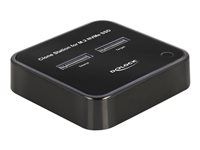Dokovací stanice SSD - oddílů: 2 - M.2 - M.2 NVMe Card - USB 3.2 (Gen 2) - černá