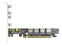 PCI Express x16 Card to 4 x internal SFF