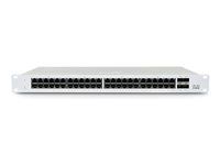 Cisco Meraki MS130-48P - Prepínac - rízený - 48 x 10/100/1000Base-T + 4 x gigabitu SFP - Lze montovat do rozvadece - PoE++ (740 W)