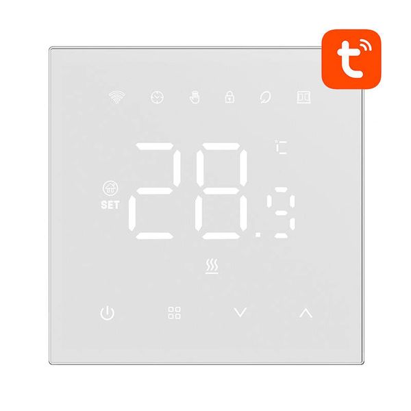 Chytrý termostat AVATTO WT410-BH-3A-W WiFi Tuya