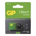 Baterie 6F22 (9V) alkalická GP Ultra Plus 9V 1ks