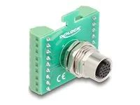M12 Transfer Module Adapter 17 pin A-cod