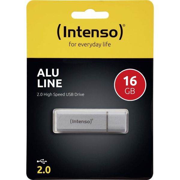 INTENSO - 16GB Alu Line 3521472 stříbrná