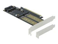 Řadič úložiště - mSATA, M.2 - M.2 Card / mSATA - nízký profil - SATA 6Gb/s, PCIe 4.0 x16