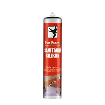 Silikon sanitární DEN BRAVEN černý 280 ml