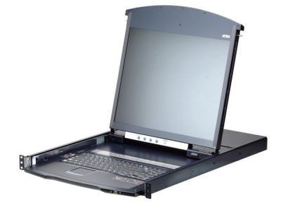 ATEN 16-port Cat.5 KVM PS/2+USB, OSD, 19", 2 příst