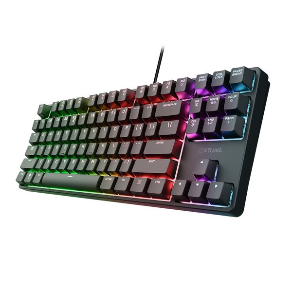 Trust GXT864 cada tkl gaming keyboard us