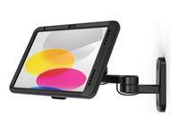Compulocks iPad 10th-11th (A16) Gen PowerMove Swing Wall Mount Black - Montážní sada (montáž na zed) - pro tablet - houpacka - cerná - velikost obrazovky: 10.9" - pro Apple 10.9-inch iPad (10. generace)