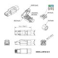 SOLARIX Konektor MPTL RJ45 CAT6A STP samorezný