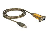 Rozšířený teplotní rozsah - sériový adaptér - USB 2.0 - RS-232 x 1 - černá, žlutá