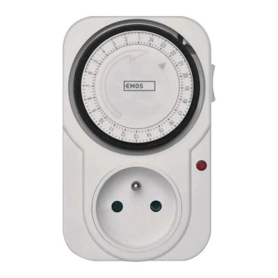 Spínací zásuvka EMOS P5502 mechanická denní