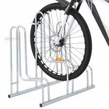vidaXL Stojan na 3 bicykle podlahový volně stojící pozinkovaná ocel