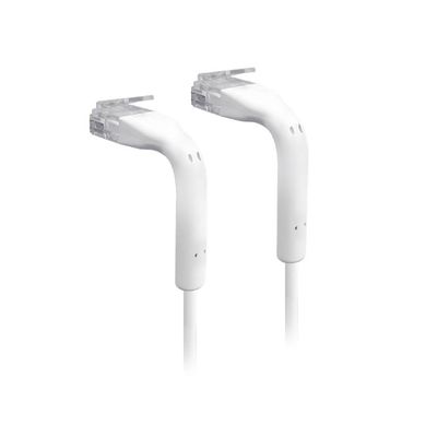 Ubiquiti U-Cable-Patch-RJ45-50, 0,1m (0,22 s konektory), Cat6, bílý (50ks)