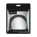 Kabel Jack 3,5 mm konektor/Jack 3,5 mm konektor 1m KRUGER & MATZ KM1232 Basic