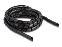Spirálový obal na kabel - 2 m - černá