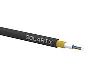 Zafukovací kabel MINI 8vl 9/125 HDPE Fca černý, cena za metr