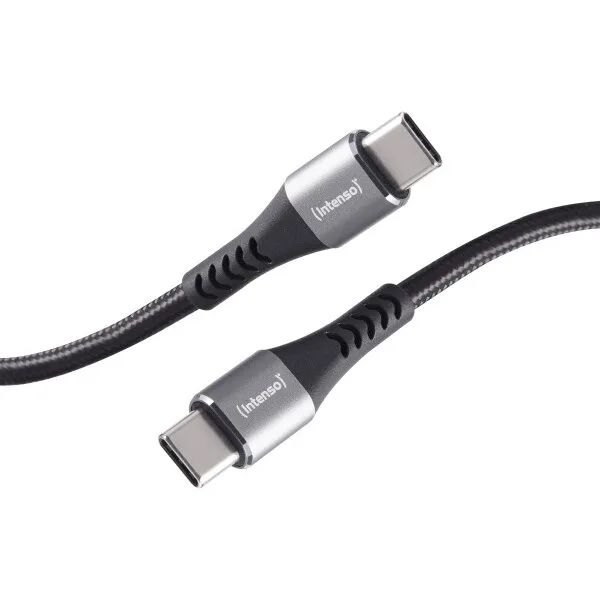 INTENSO C315C, Kabel USB-C/USB-C, 1,5m, černý