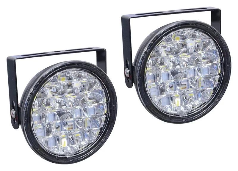 Světla denního svícení kruhová 18 LED/12V