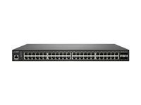 Přepínač - řízený - 48 x 10/100/1000 (PoE+) + 4 x 10 Gigabit SFP+ - Lze montovat do rozvaděče - PoE+ (740 W)