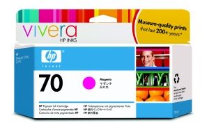 HP no 70 purpurová inkoustová kazeta, C9453A