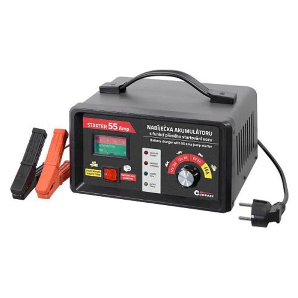 Nabíječka akumulátorů COMPASS 07156 6/12V 2/10/55A