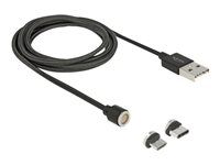 Sada kabelů USB-C - USB 2.0 - 2.4 A - 1.1 m - černá