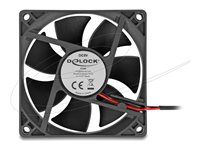 Axial Fan 5 V DC 80 x 80 x 25 mm black
