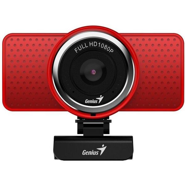GENIUS ECAM 8000, Webkamera FHD s mikrofonem red