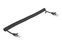 RJ45 Coiled Cable male to male Cat.5e 1