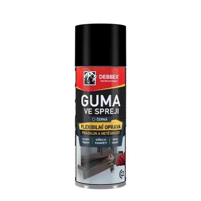 Guma ve spreji DEBBEX černá 400 ml
